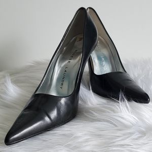 🐱 3/$50 NWT Chinese Laundry Black Leather Pumps